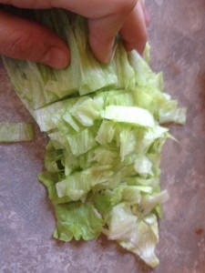 Chop Lettuce