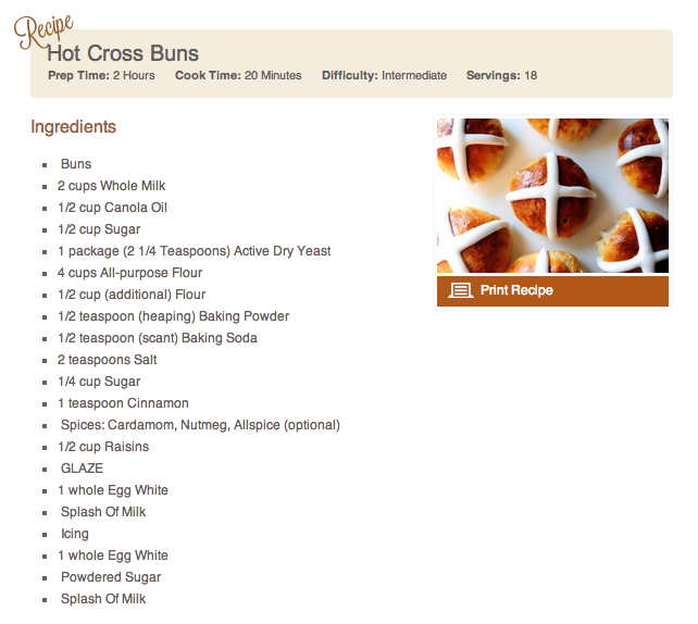 Hot Cross Buns 1