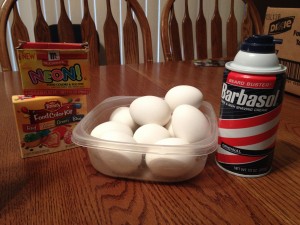 Easter Egg Ingredients 