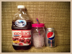 cranberry juice and coke
